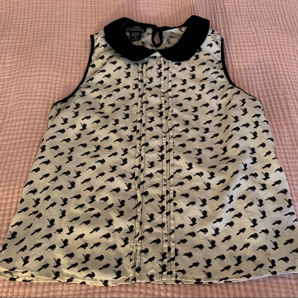 Angie Juniors Sleeveless Blouse L - Picture 1 of 2